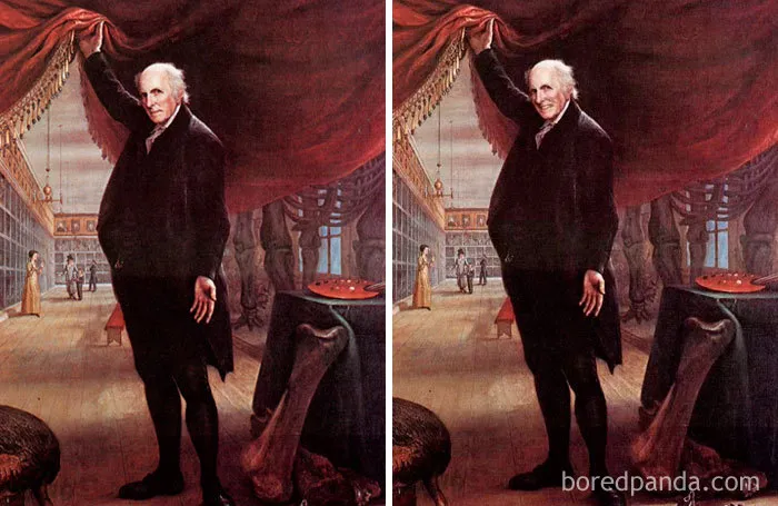 El artista en su museo, Charles Willson Peale