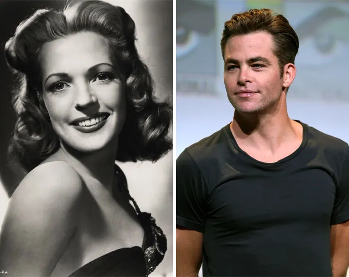 Anne Gwynne & Chris Pine