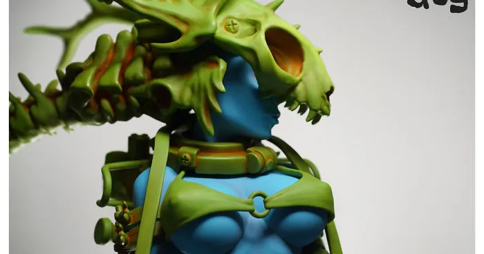 House Of Gog's Debut Art Statue - The Art Of Pascal Blanché