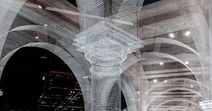 Wire Mesh Architectural Structure By Edoardo Tresoldi