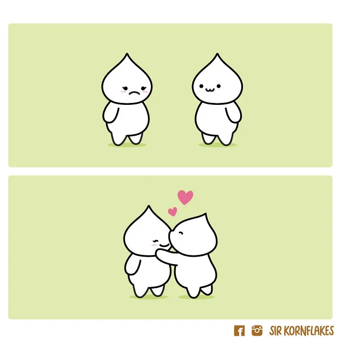 I Illustrate Relatable Relationship Moments (30 Dumpling Comics)