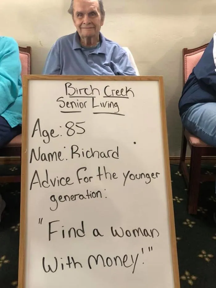 This Senior Community Ask Its Retired Residents To Share Advice For Young People And Here's 20 Best Of Them