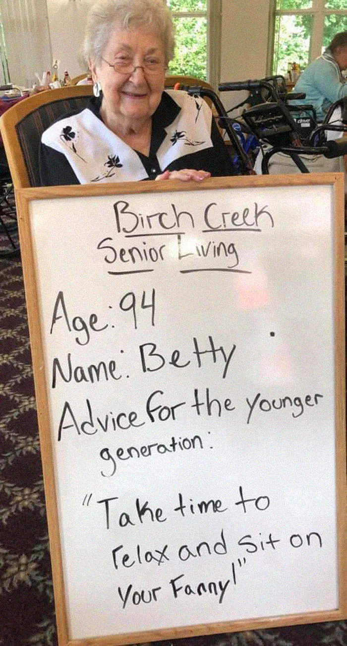 This Senior Community Ask Its Retired Residents To Share Advice For Young People And Here's 20 Best Of Them