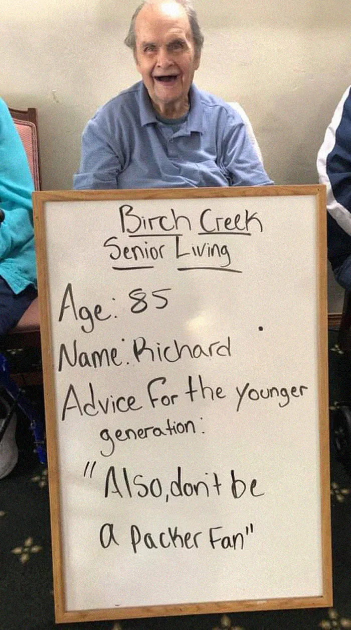 This Senior Community Ask Its Retired Residents To Share Advice For Young People And Here's 20 Best Of Them