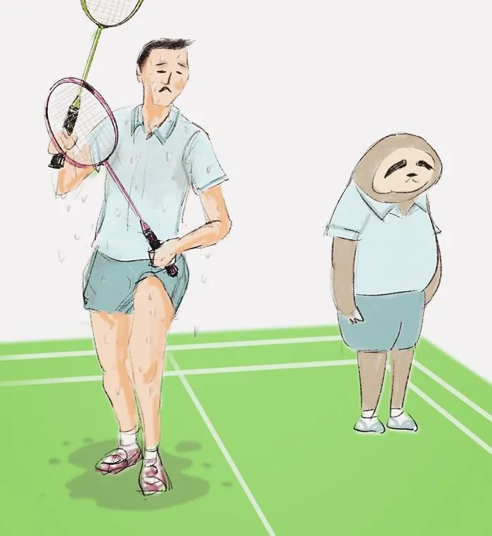 30 Problems Of A Sloth Hilariously Illustrated By Japanese Artist Keigo