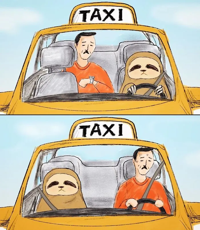 30 Problems Of A Sloth Hilariously Illustrated By Japanese Artist Keigo