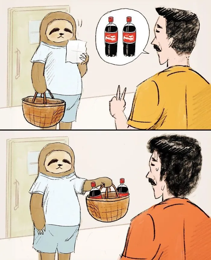 30 Problemas de un perezoso, ilustrados con humor por el artista japonés Keigo