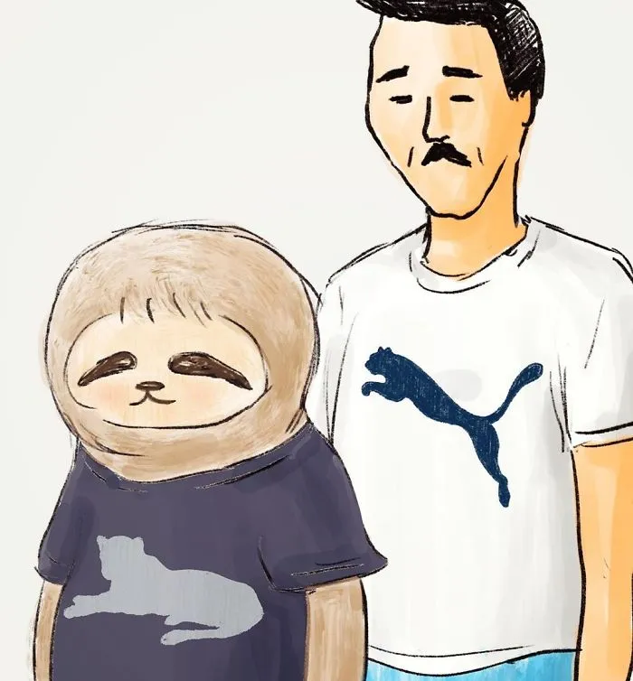 30 Problems Of A Sloth Hilariously Illustrated By Japanese Artist Keigo