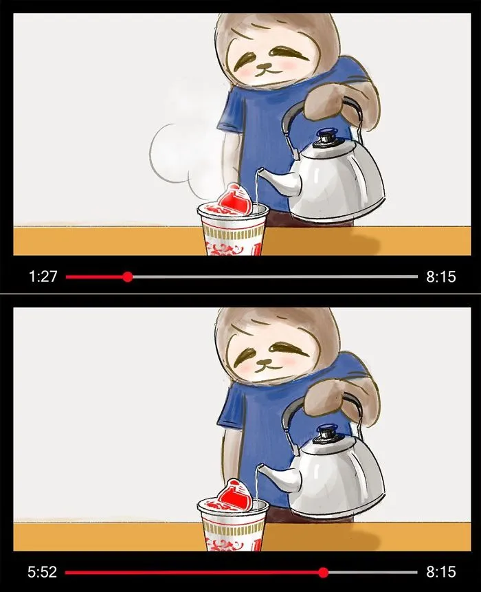 30 Problems Of A Sloth Hilariously Illustrated By Japanese Artist Keigo