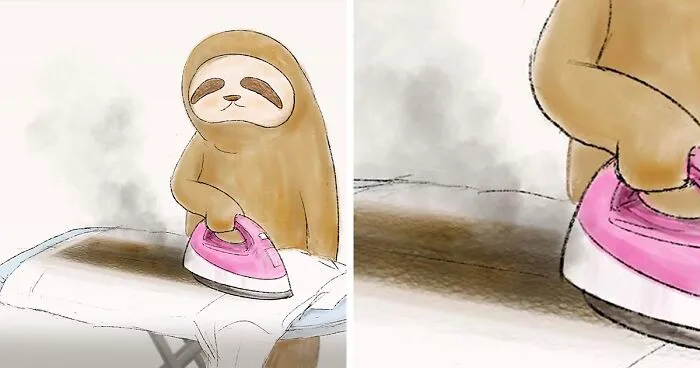 30 Problems Of A Sloth Hilariously Illustrated By Japanese Artist Keigo