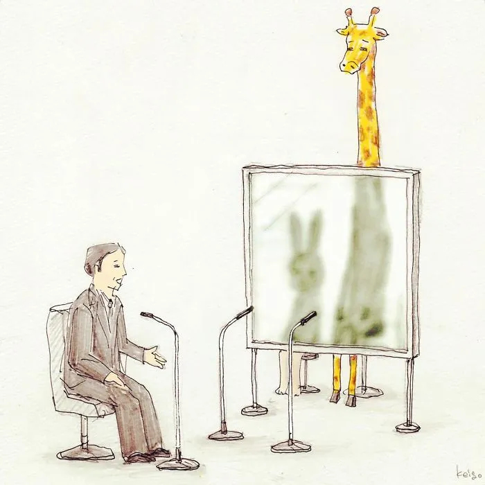 30 Funny Illustrations About Giraffes And Their Daily Life Struggles By Talented Japanese Artist Keigo