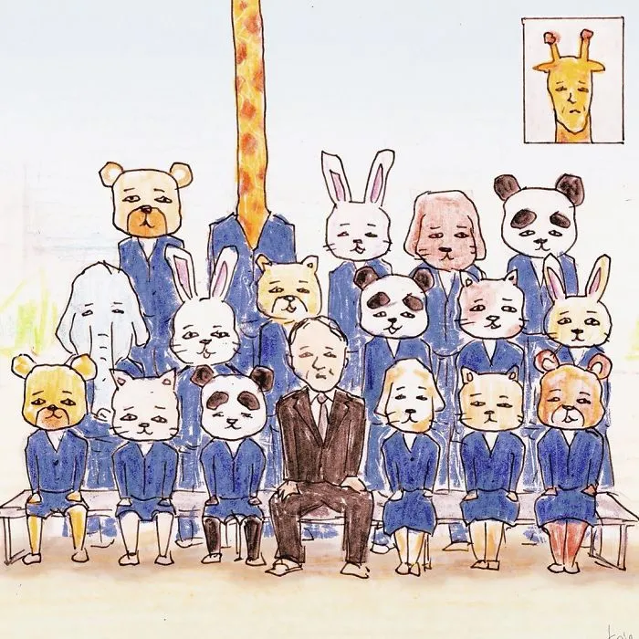 30 Funny Illustrations About Giraffes And Their Daily Life Struggles By Talented Japanese Artist Keigo