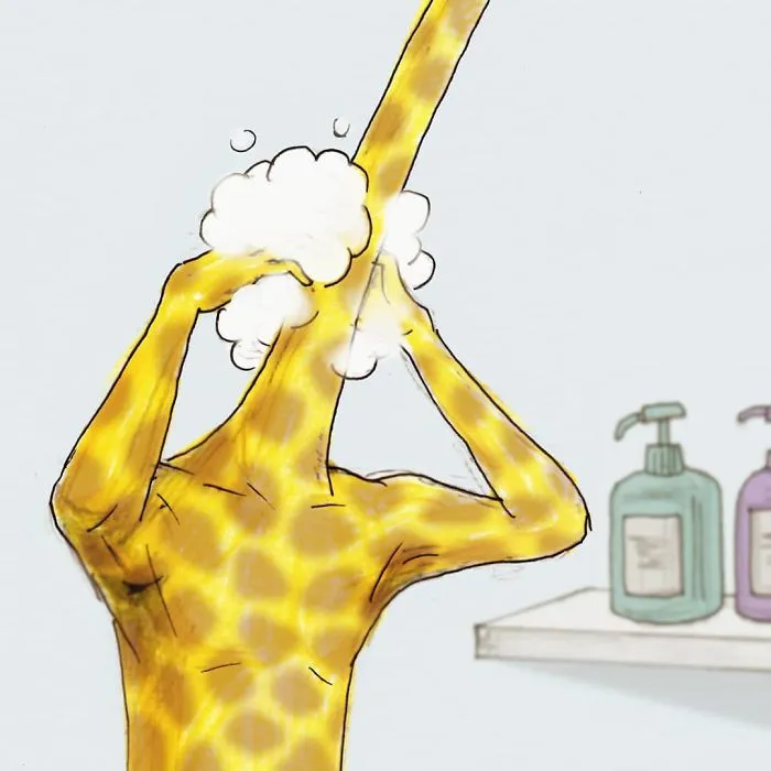 30 Funny Illustrations About Giraffes And Their Daily Life Struggles By Talented Japanese Artist Keigo