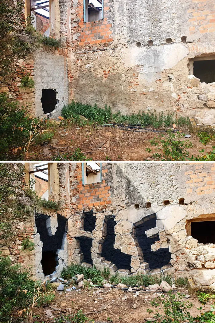 This Graffiti Artist Makes Walls Appear Transparent Using Nothing But Spray Paint