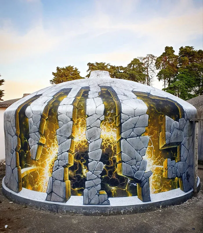 This Graffiti Artist Makes Walls Appear Transparent Using Nothing But Spray Paint