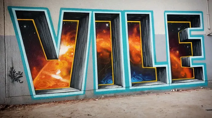This Graffiti Artist Makes Walls Appear Transparent Using Nothing But Spray Paint