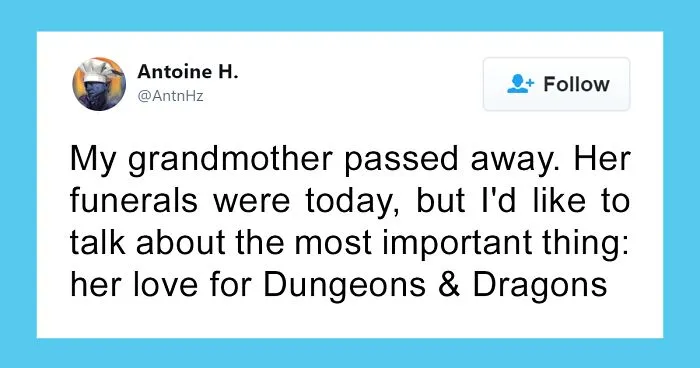 Man Shares An Unexpected Story Of How Dungeons And Dragons Game Got Him Closer To His Late Grandmother
