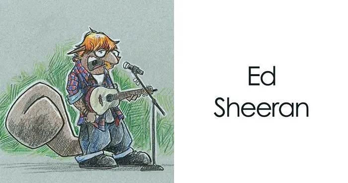 I Imagine Famous Musical Personalities As Squirrels (39 Pics)