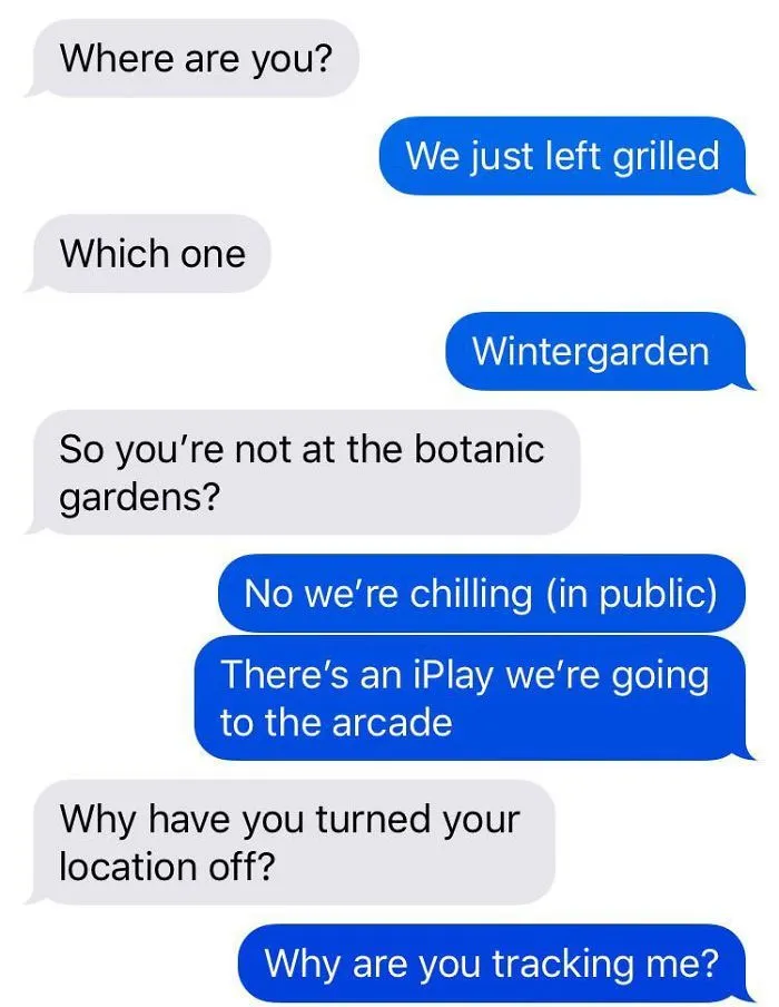 My Father Tracking Me While I’m On A Date