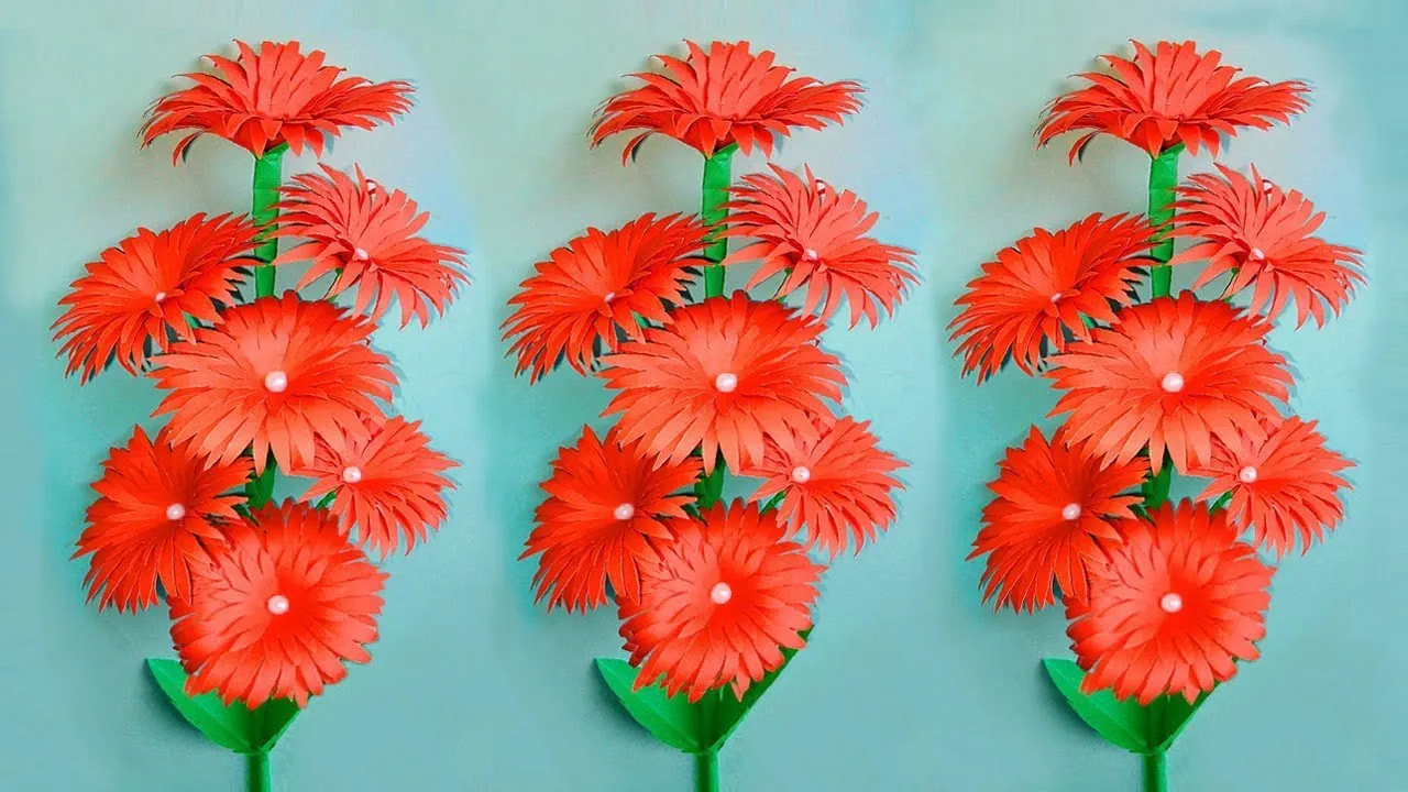 Crafts: Easily Decorate Your House With Handmade Paper Flowers