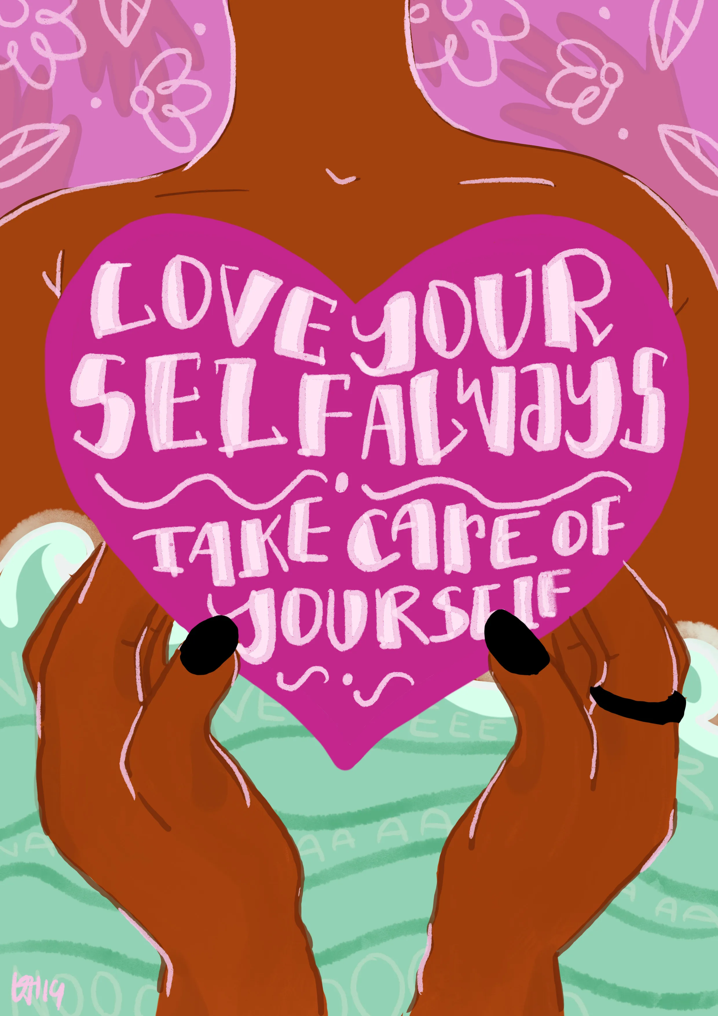 I Encourage Myself Through My Artwork That Helps Me Control My Depression And Anxiety