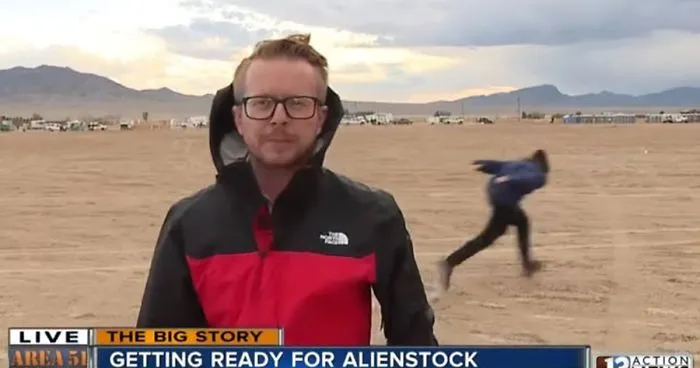 Man Spotted Naruto Running Near Area 51 During Live News Coverage