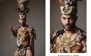 Mister Global Contestants Dress In Their National Costumes And Look Like Video Game Bosses