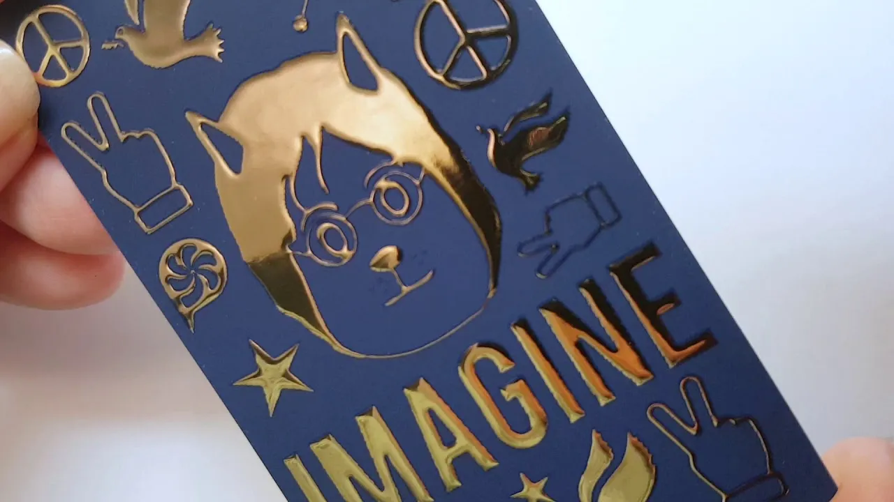 What If John Lennon Was A Cat And Needed A Business Card?
