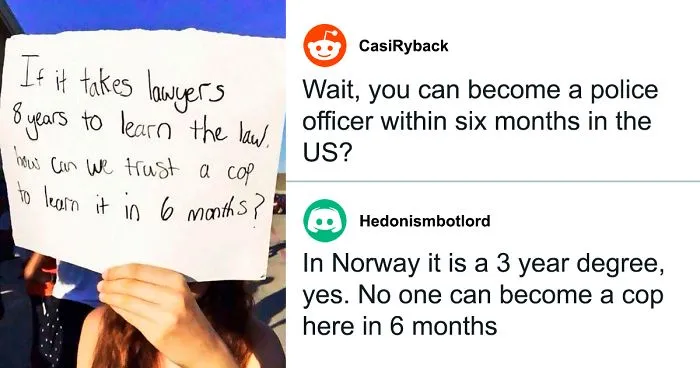 Person Puts Up A Sign About Police Officers’ Legal Knowledge And It Starts A Heated Discussion