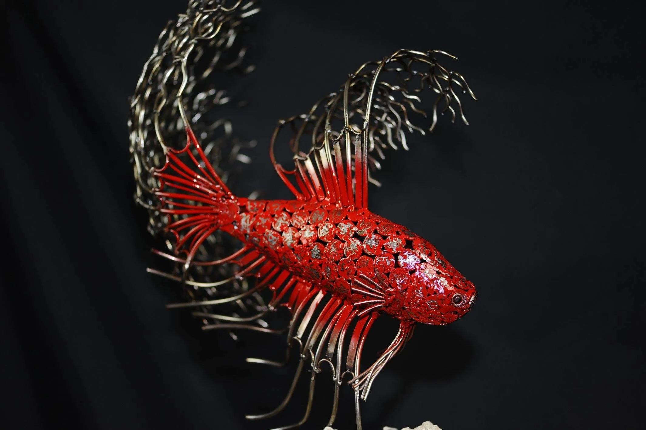 Stainless Steel Fish Sculpture