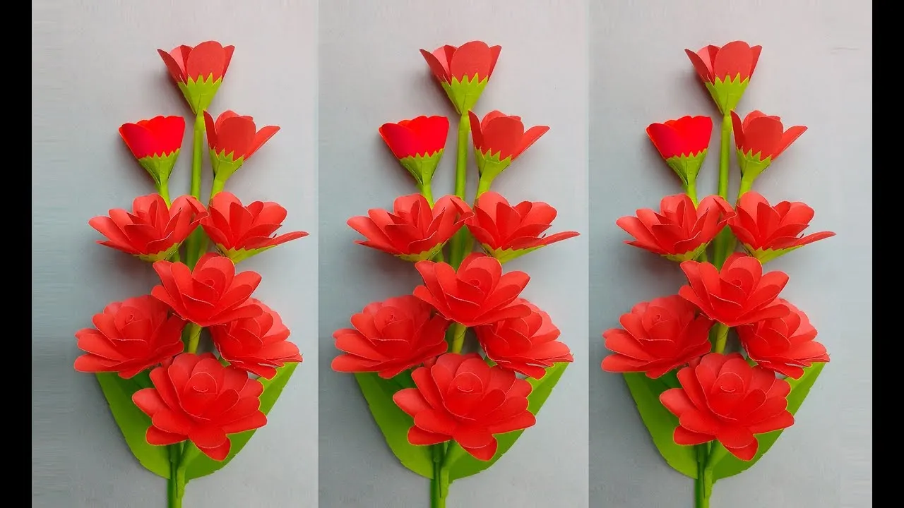 Flower Making: How To Make Flowers With Paper For Home Decor