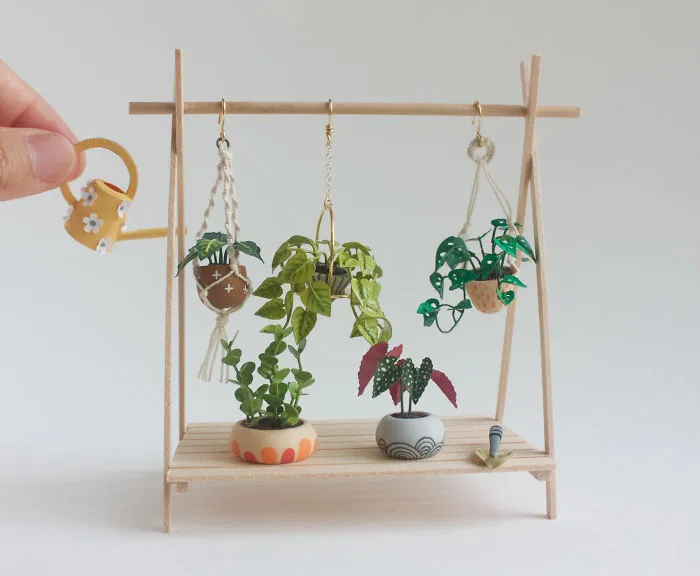 I Can't Seem To Keep Plants Alive, So I Made My Dream Indoor Garden Out Of Art Materials