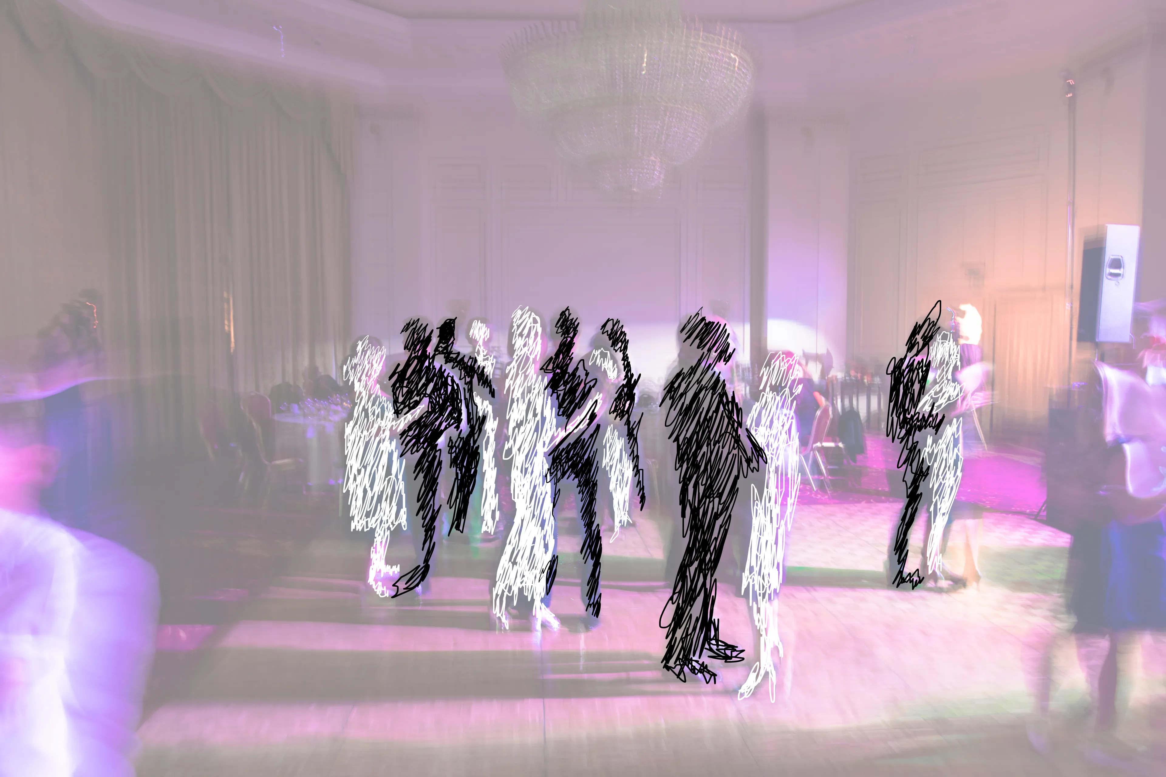 I Decided To Doodle Wedding Photos