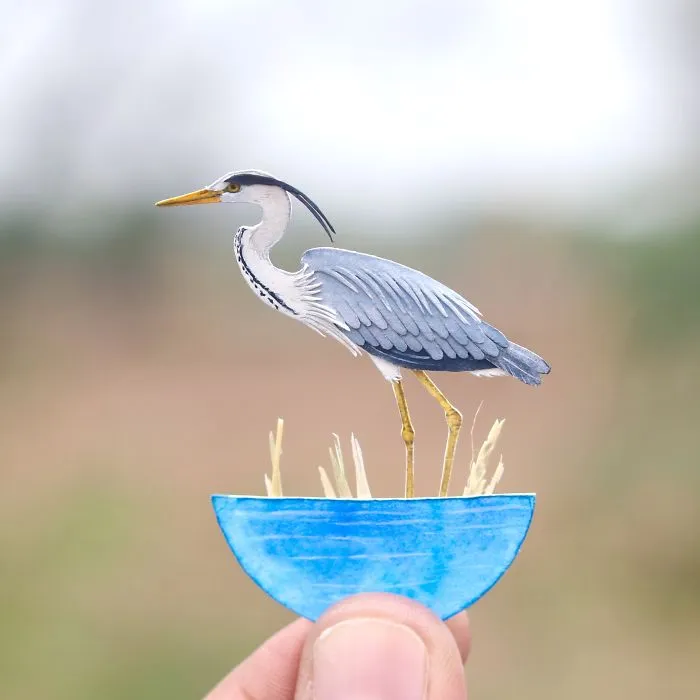 We Make Paper Cut Miniature Animals and One Takes 4 To 6 Hours To Complete