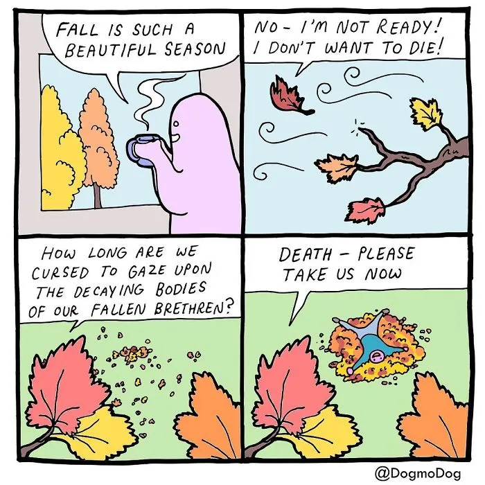 Artist Creates These Funny And Weird Comics To Cope With Getting Older (30 Pics)