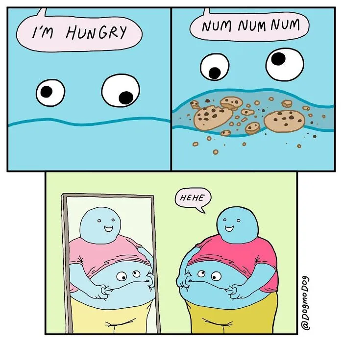 Artist Creates These Funny And Weird Comics To Cope With Getting Older (30 Pics)