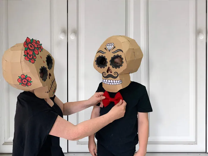 Cardboard Skulls