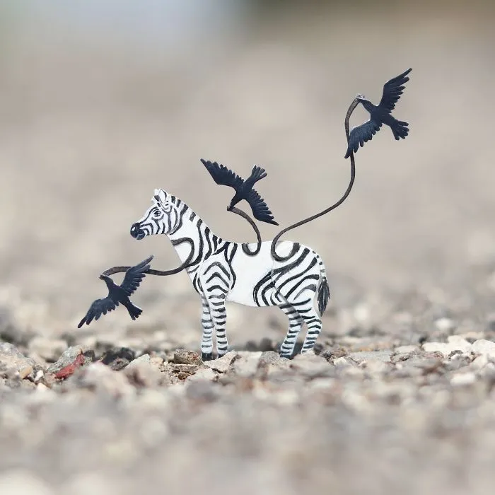 We Make Paper Cut Miniature Animals and One Takes 4 To 6 Hours To Complete