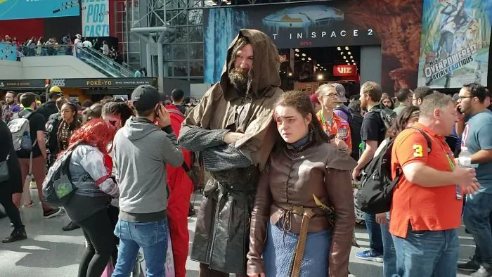 The Hound And Arya Stark (Game Of Thrones)