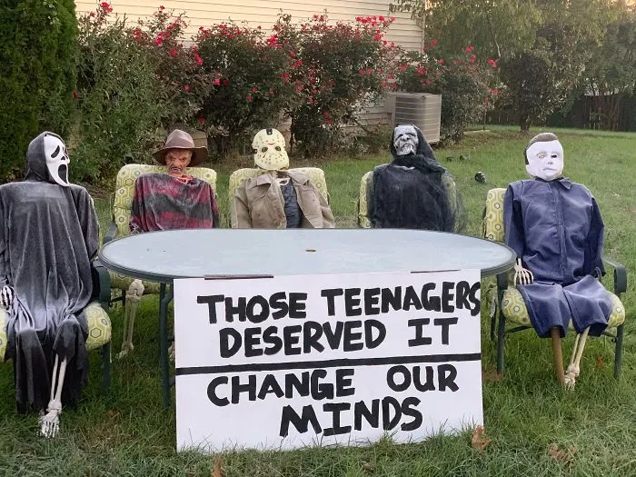 Part Of The Halloween Display My Wife And Kids Put Together