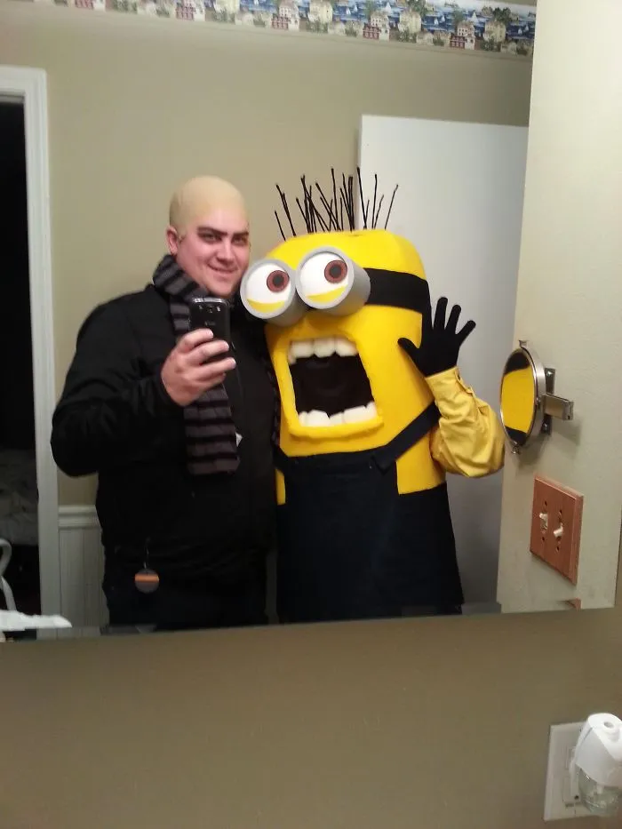 My Wife And I Are Ready For Halloween. She Made Her Costume