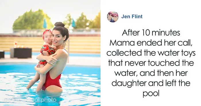 Woman Exposes 'Instagram Perfect' Mom After She Pays No Attention To Her Child At A Pool, Shows You Shouldn't Believe Social Media
