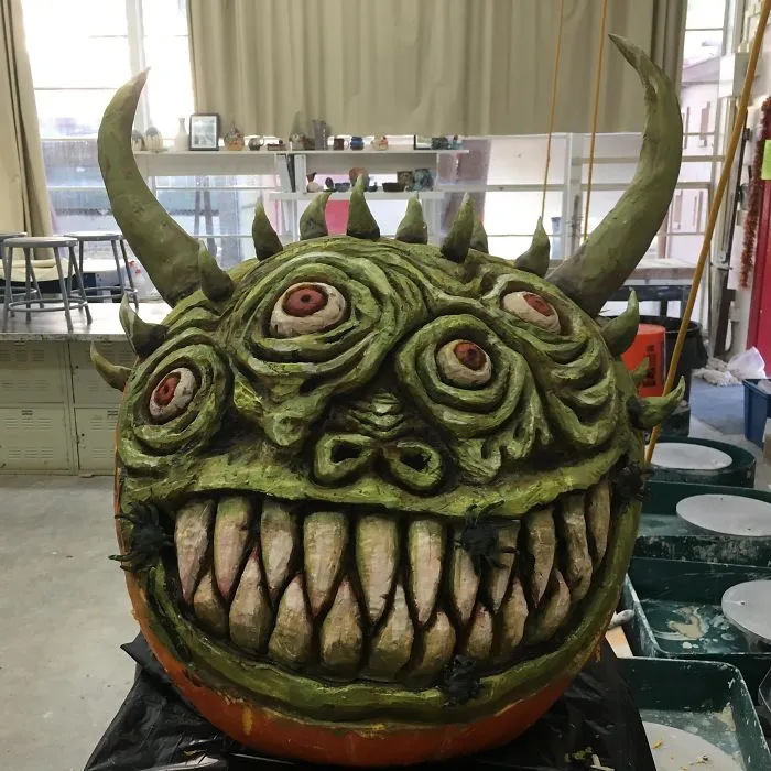 My Wife’s Contribution For The Annual Pumpkin Carving Contest