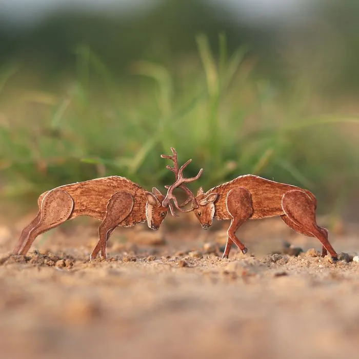 We Make Paper Cut Miniature Animals and One Takes 4 To 6 Hours To Complete