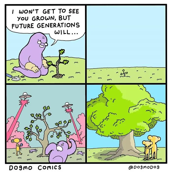 Artist Creates These Funny And Weird Comics To Cope With Getting Older (30 Pics)
