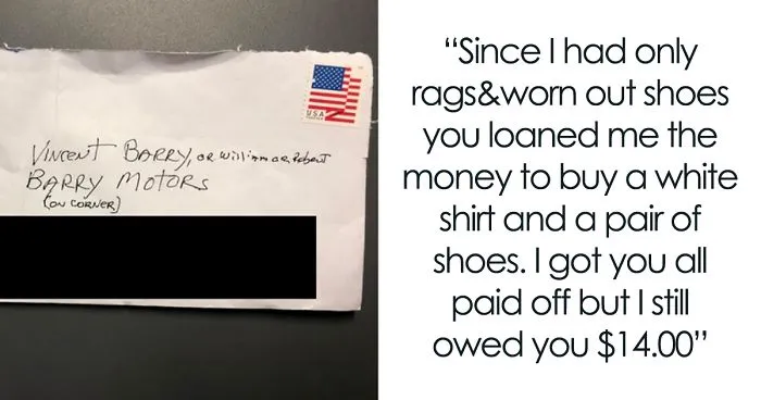 A Sweet 79-Year-Old Man Pays Off A $14 Debt From 1958
