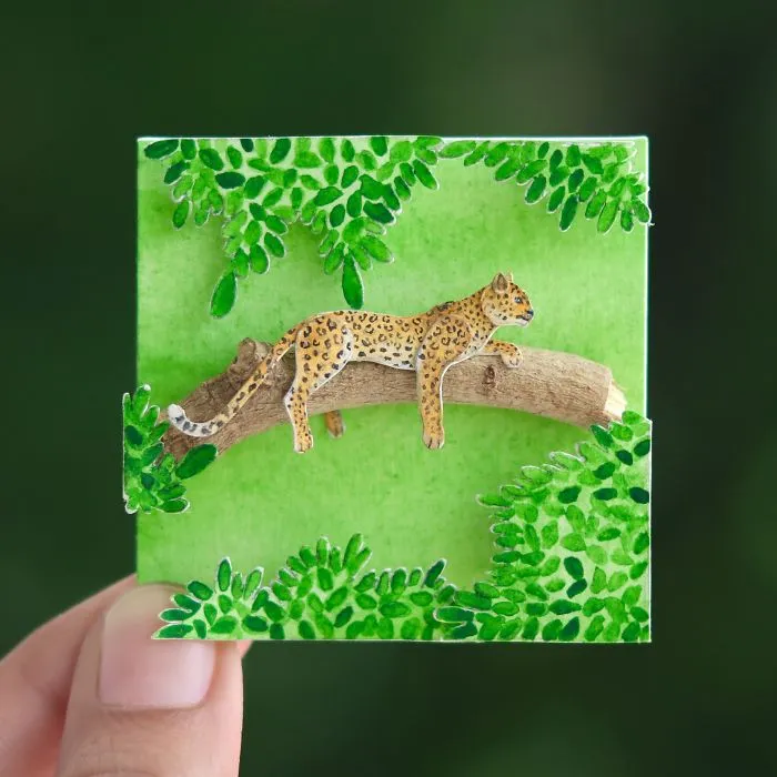 We Make Paper Cut Miniature Animals and One Takes 4 To 6 Hours To Complete