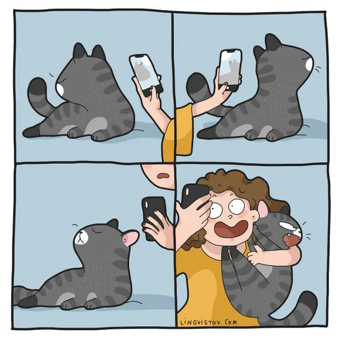 I Illustrate Hilarious Moments In The Life Of Every Cat Owner (40 New Pics)