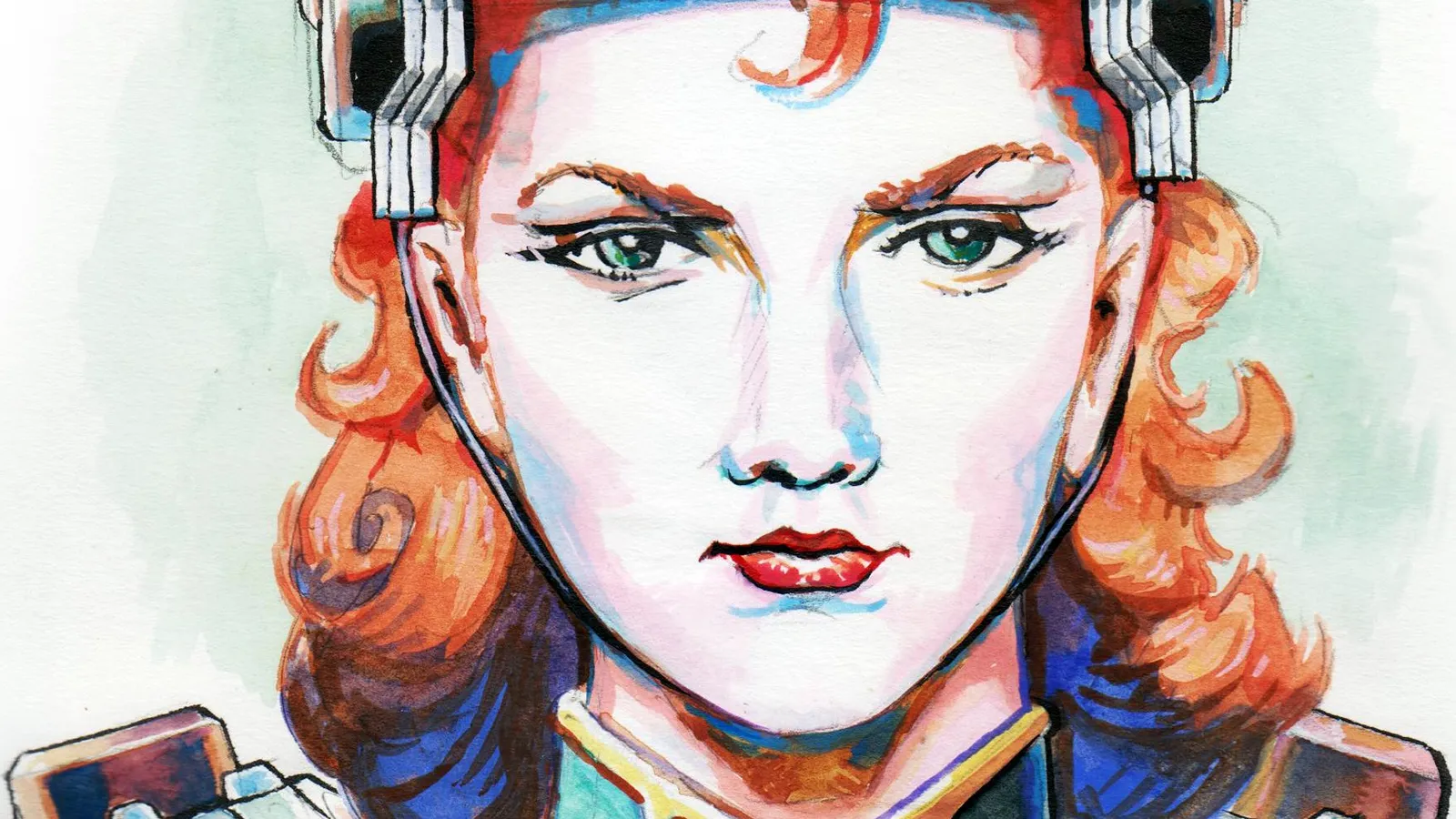 I Spent A Year Painting These Watercolour Vintage Sci-Fi Posters