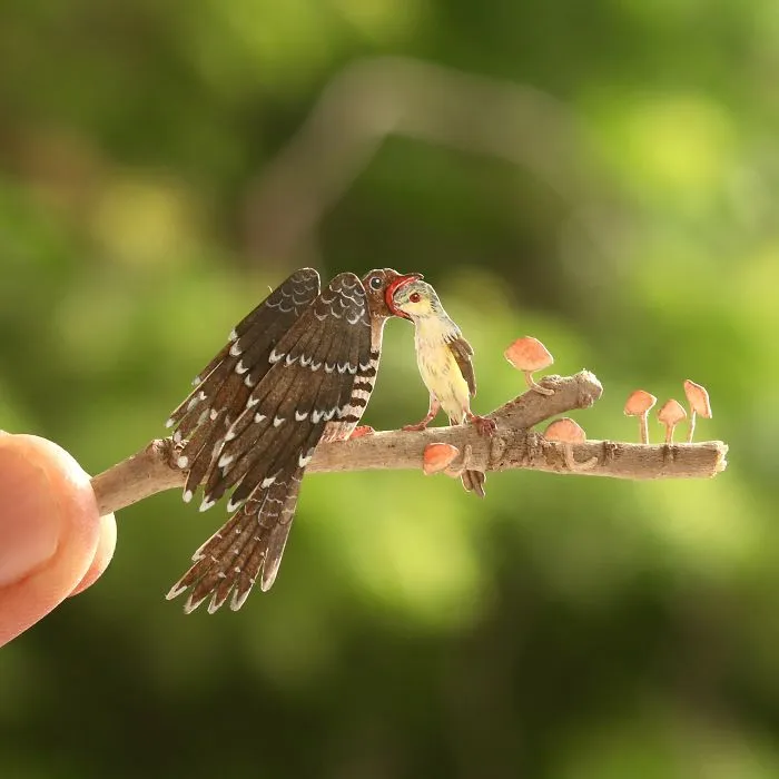 We Make Paper Cut Miniature Animals and One Takes 4 To 6 Hours To Complete